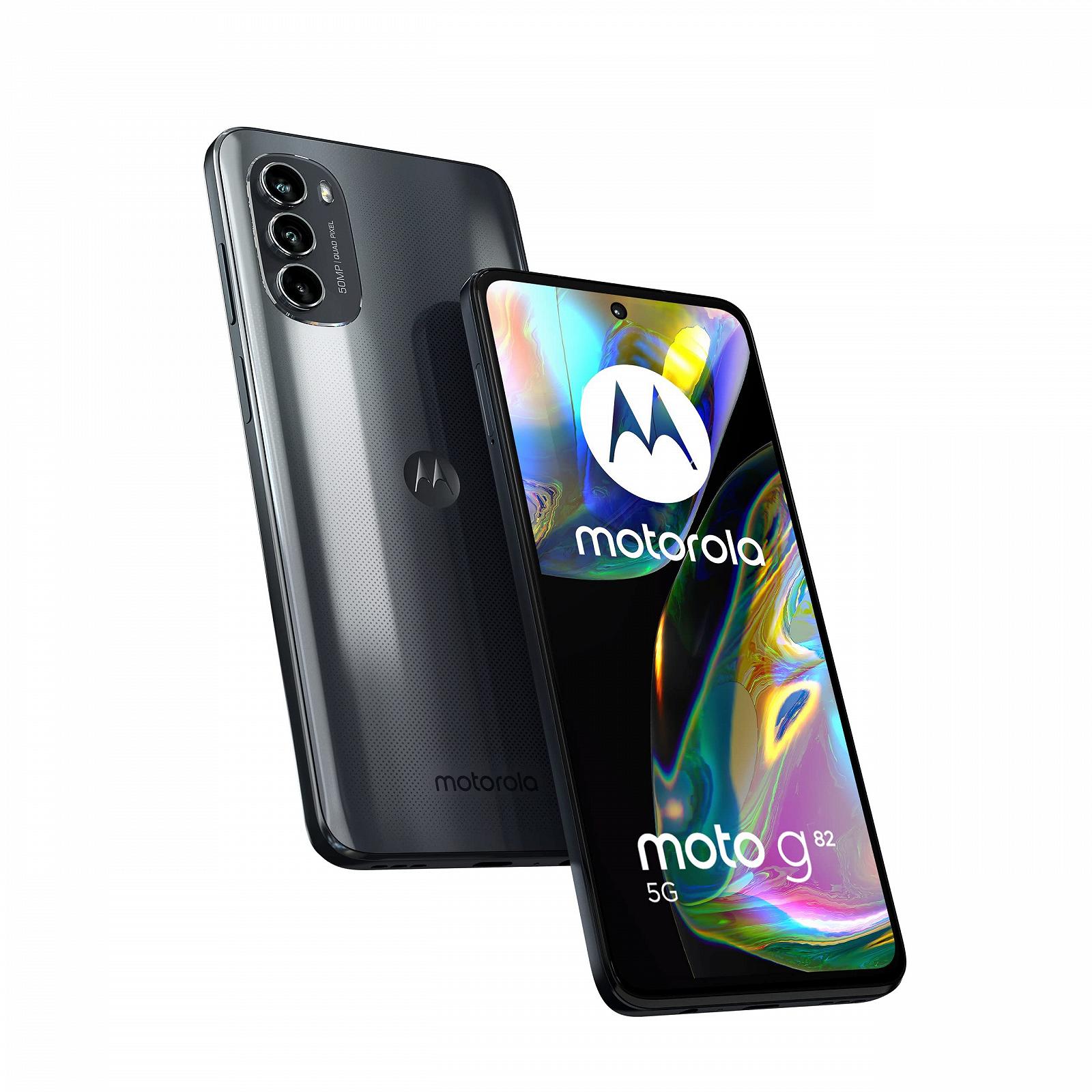 Смартфон Motorola G82 6.6 дюйма 120 Hz OLED 50 MP OIS 5000 mAh 5G 6/128 GB Dual SIM Grey, фото №7