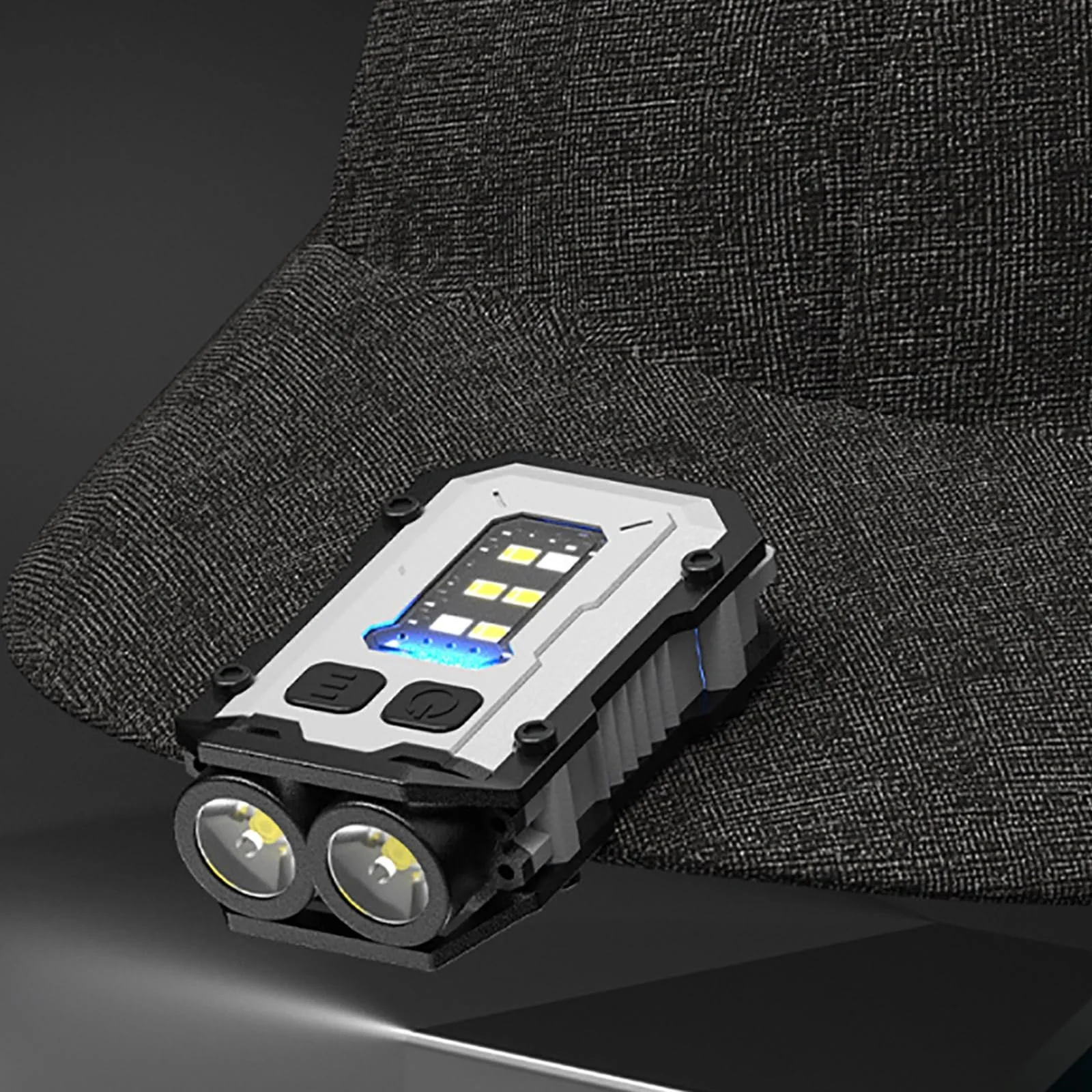 Маленький ліхтарик-брелок Перезаряджуваний маленький Водонепроникний кишеньковий світлодіодний для кемпінгу Пішого туризму Перезаряджувана ключова рампа, фото №8