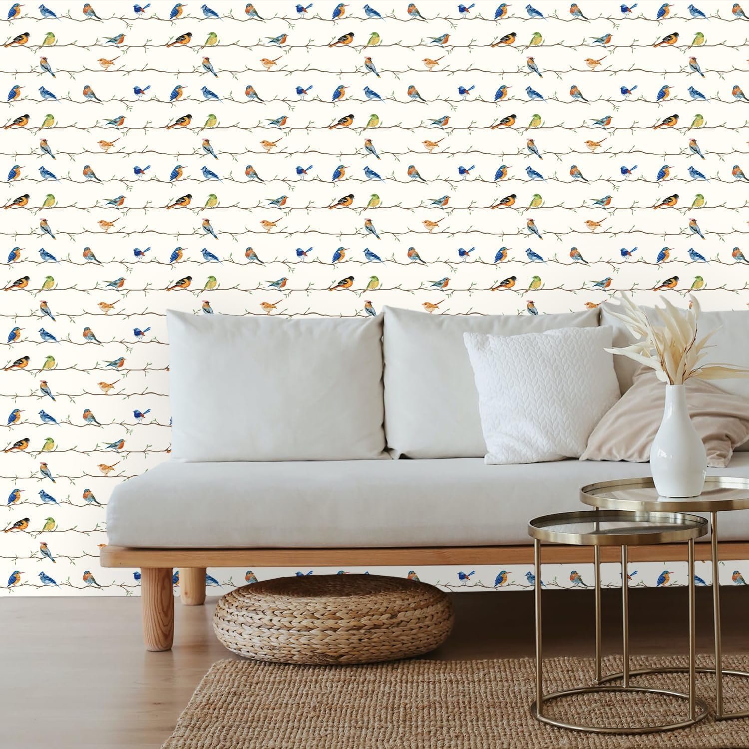 Шпалери наклейка Birds 44 x 300 см самоклеючі Hummingbird Colourful, фото №5 Шпалери наклейка Birds 44 x 300 см самоклеючі Hummingbird Colourful, фото №5