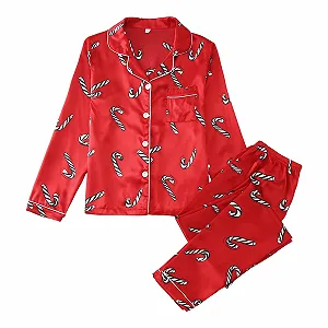Детская рождественская пижама Stitch для девочек - Фото 1