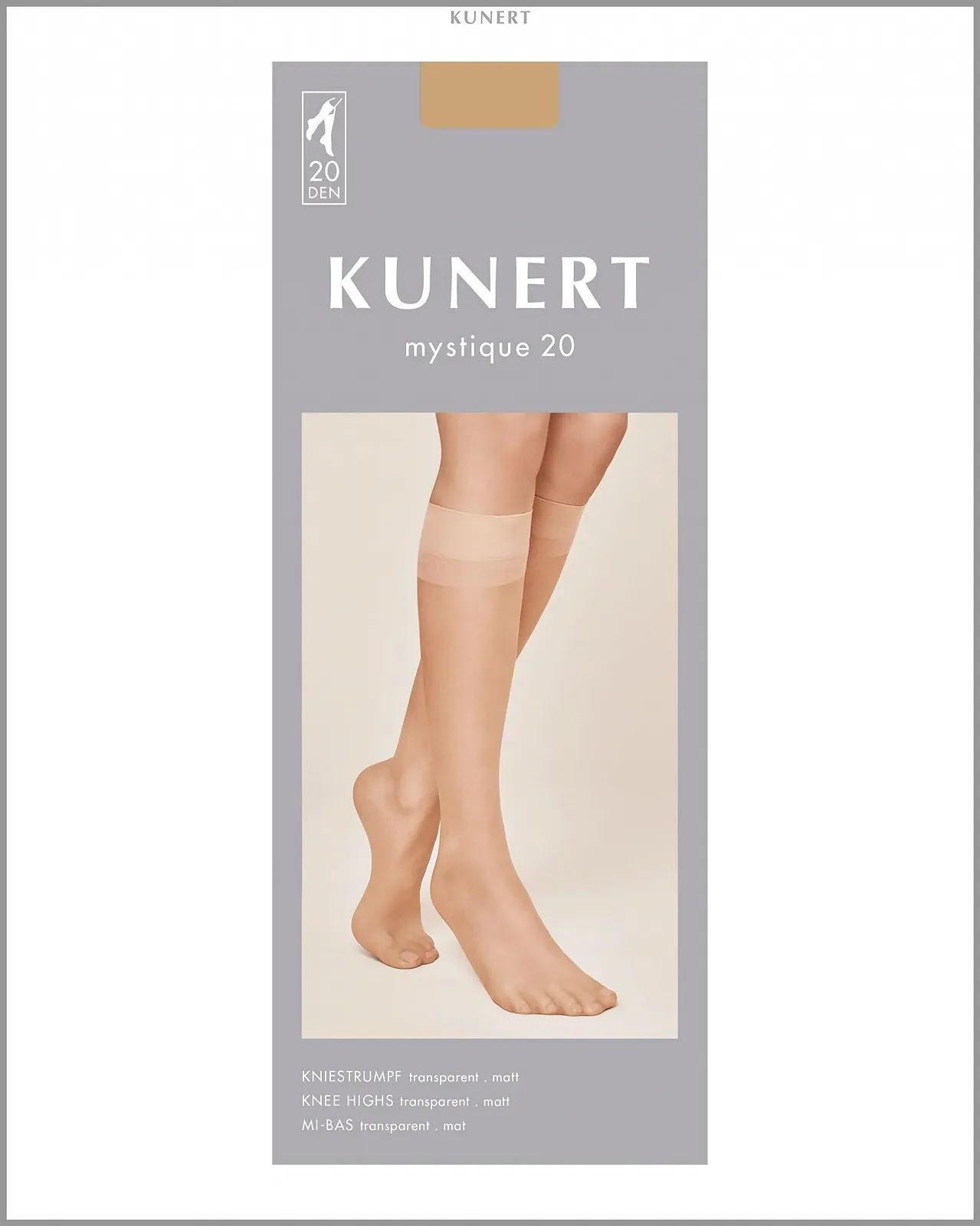 Гольфы KUNERT Mystique 20 Женские Прозрачные 20 Denier, фото №4