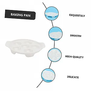 Форма для запекания улиток керамическая с отверстиями белый synthetic.ua - Фото 1