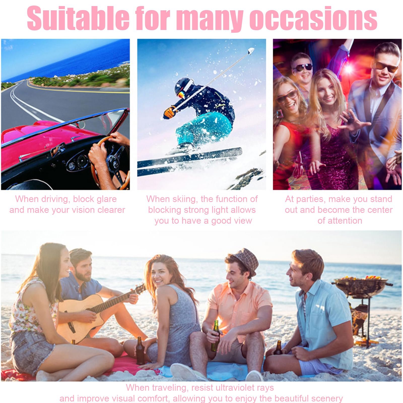 Сонцезахисні окуляри Серце Liekadijiae Червоний, фото №4