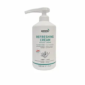 Крем для ног Gehwol Fusskraft Mint Natural Antisceptics Icy Fresh Menthol 500 мл - Фото 1