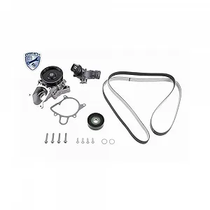 Водяний насос та комплект ременя ГРМ VAICO EXPERT KITS + V20-50106-BEK для BMW MINI - Фото 1