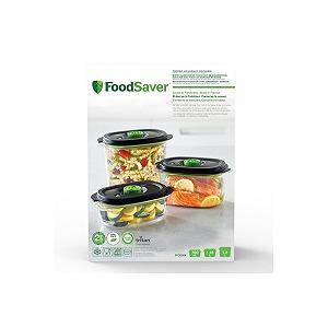 Набір вакуумних контейнерів для їжі FoodSaver Preserve & Marinate 3 шт. 700 мл 1.2 л 1.8 л Tritan synthetic.ua - Фото 1