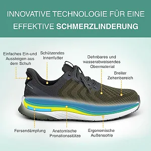 Ортопедичні сліпони Orthofeet Tilos Чоловічі, Розмір synthetic.ua - Фото 1