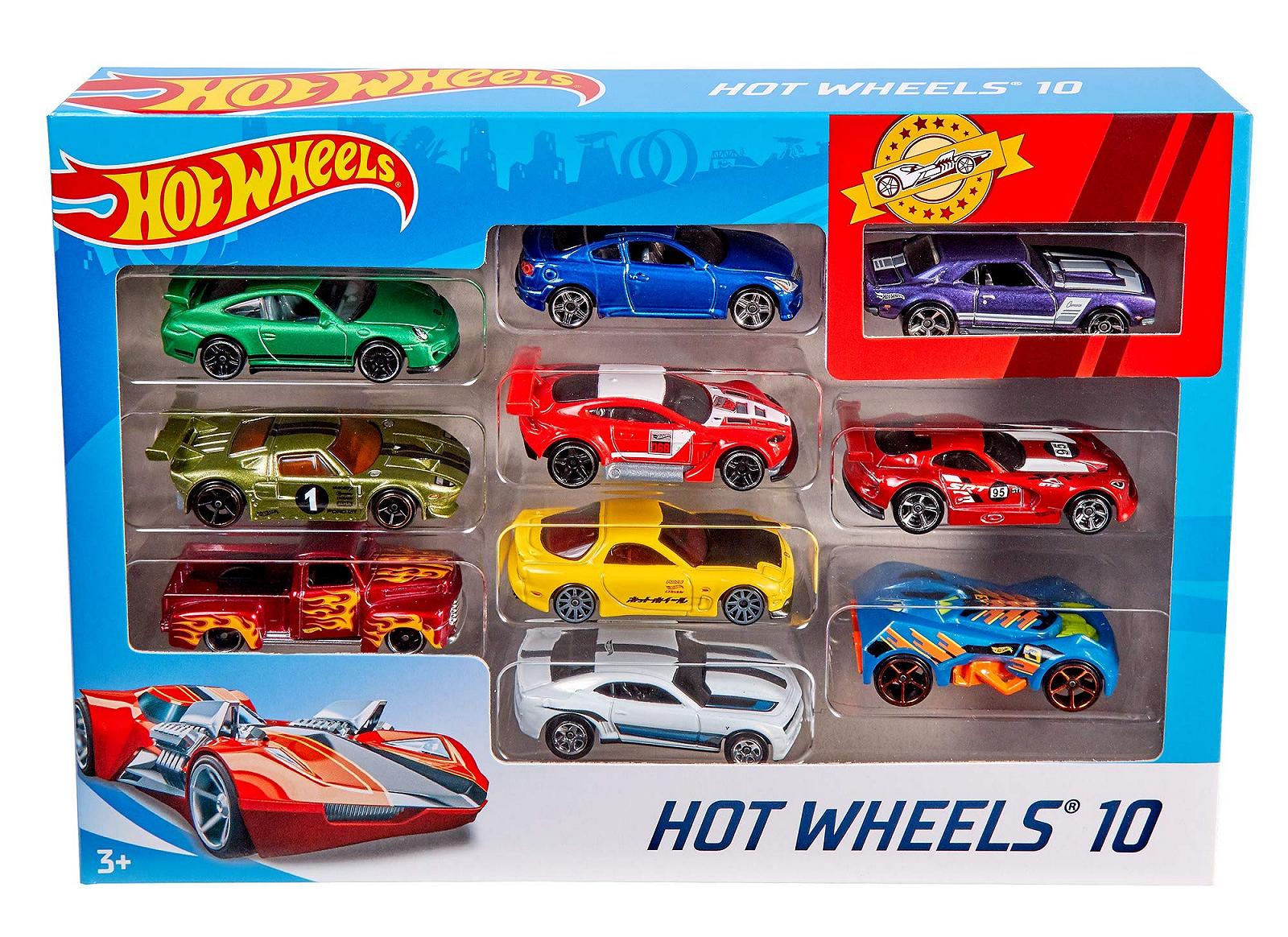 Кастомні машинки Hot Wheels 54886 1:64 Набір Подарунковий 10 шт Випадковий вибір Від 3 років Упаковка з 10 шт, фото №2