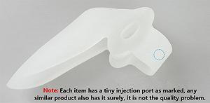 Шина CareforYou Покоління 3 Подушечка з м’якого силікону з порожнистим отвором для захисту двох пальців ніг від кісточки synthetic.ua - Фото 1