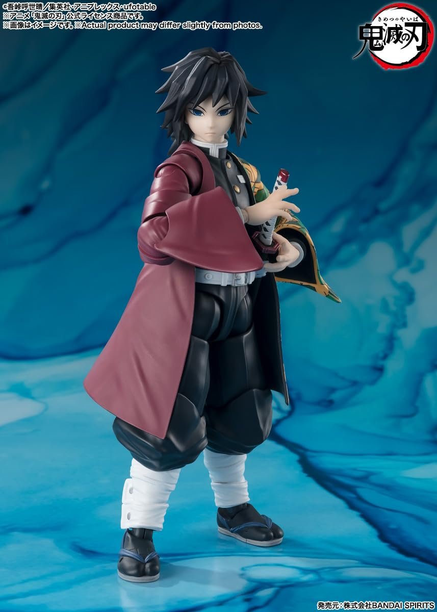 Фігурка Giyu Tomioka Demon Slayer Kimetsu no Yaiba Bandai Spirits S.H.Figuarts, фото №3