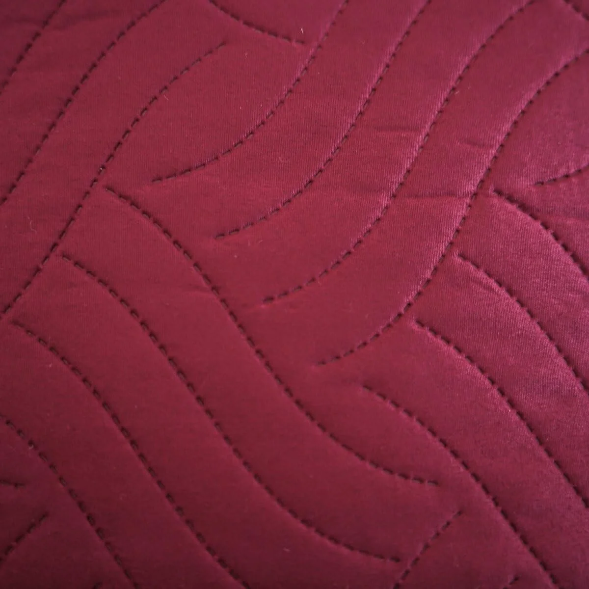 Покрывало COFI Однотонное элегантное 1453 240 x 220 см, 100% полиэстер, Бордовый, фото №4