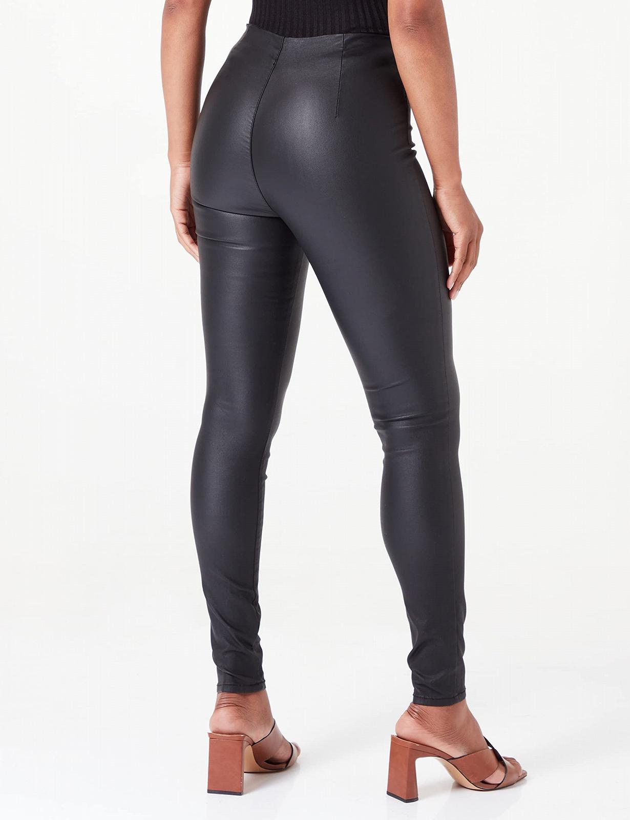 Леггинсы ONLY Onlrock Life Hw Coated Skin PNT Женские, фото №3