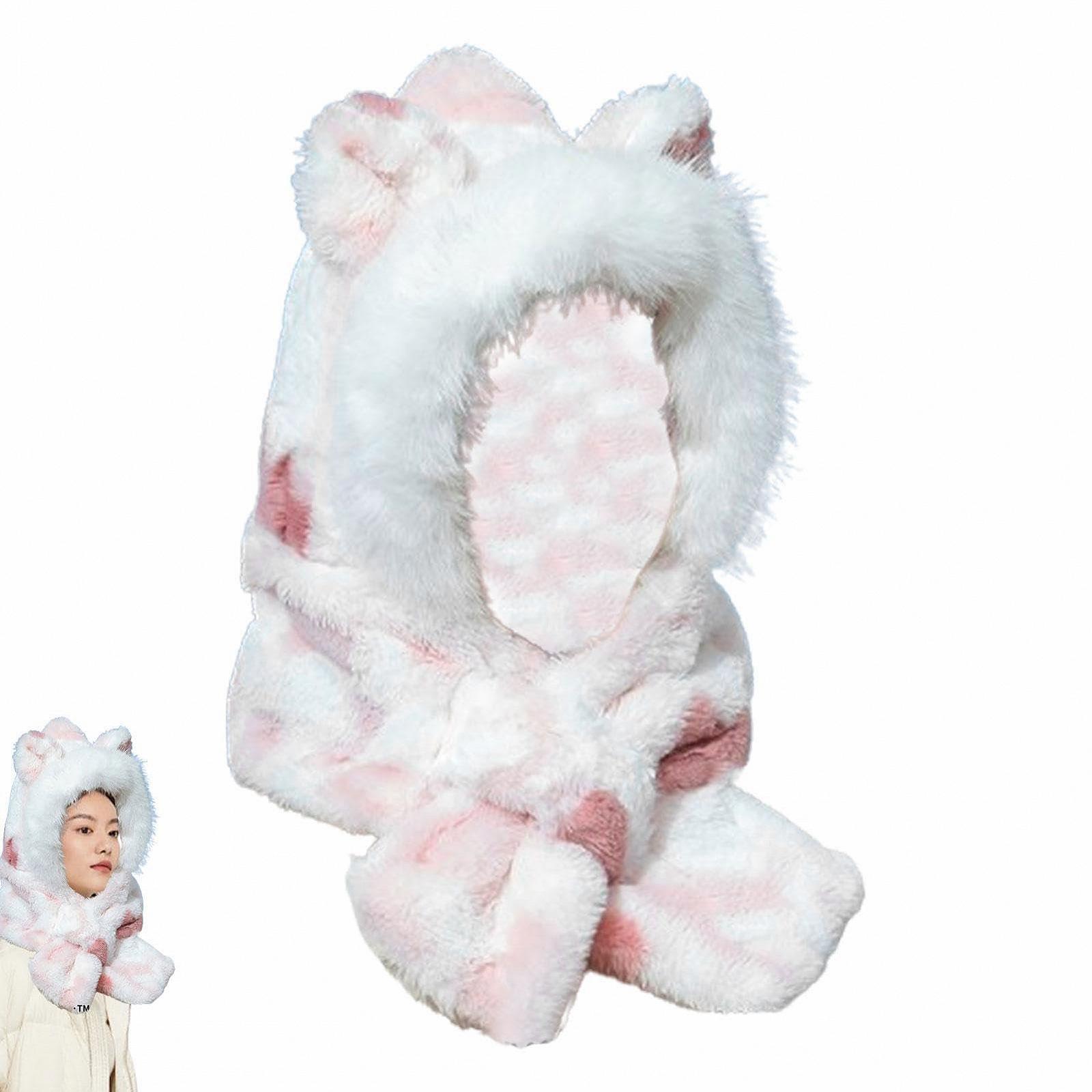 Зимова шапка з капюшоном, фото №9