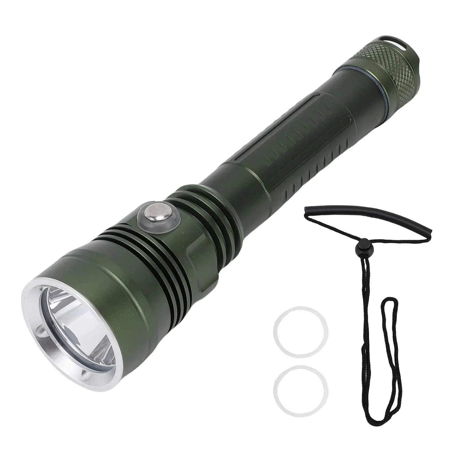 Фонарь для дайвинга Алюминиевый сплав Яркий с различными режимами 80 м Водонепроницаемый, фото №6