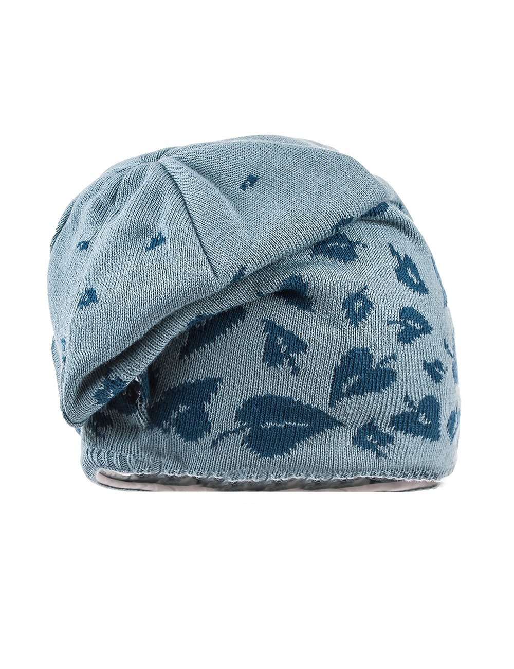 Шапка-бини двухсторонняя Maximo Leaves для девочек, фото №2 Шапка-бини двухсторонняя Maximo Leaves для девочек, фото №2