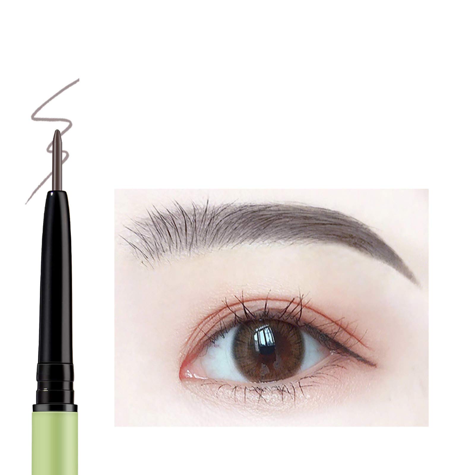 Олівець для брів Keine Cheats Für Liebe текстура подвійний темно-русявий, фото №3