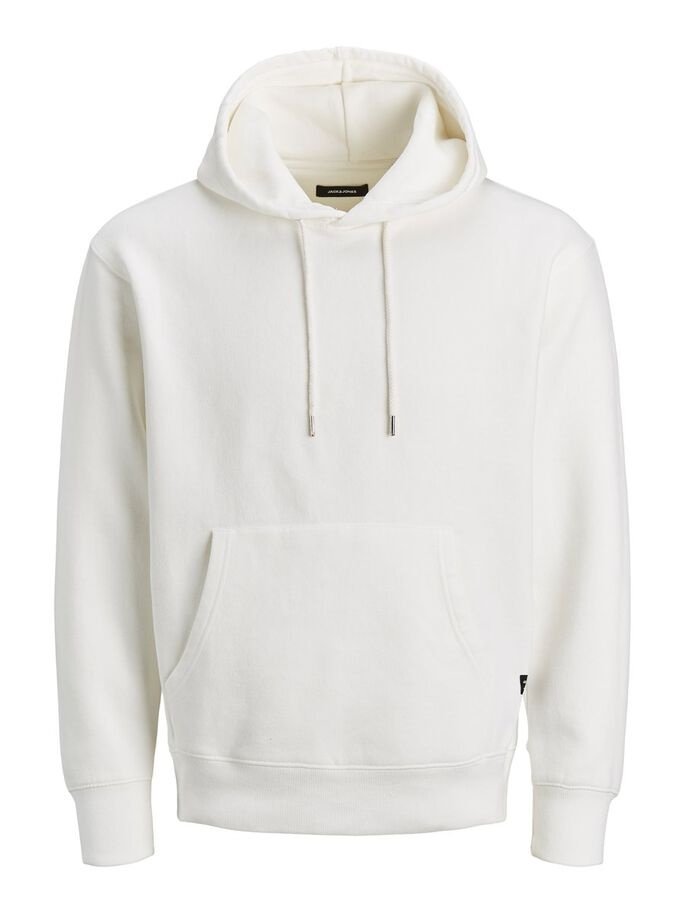 Світшот JJESOFT SWEAT HOOD NOOS 12161145-White-Fit:Relaxed/Solid Col Jack&Jones  XXL, фото №4