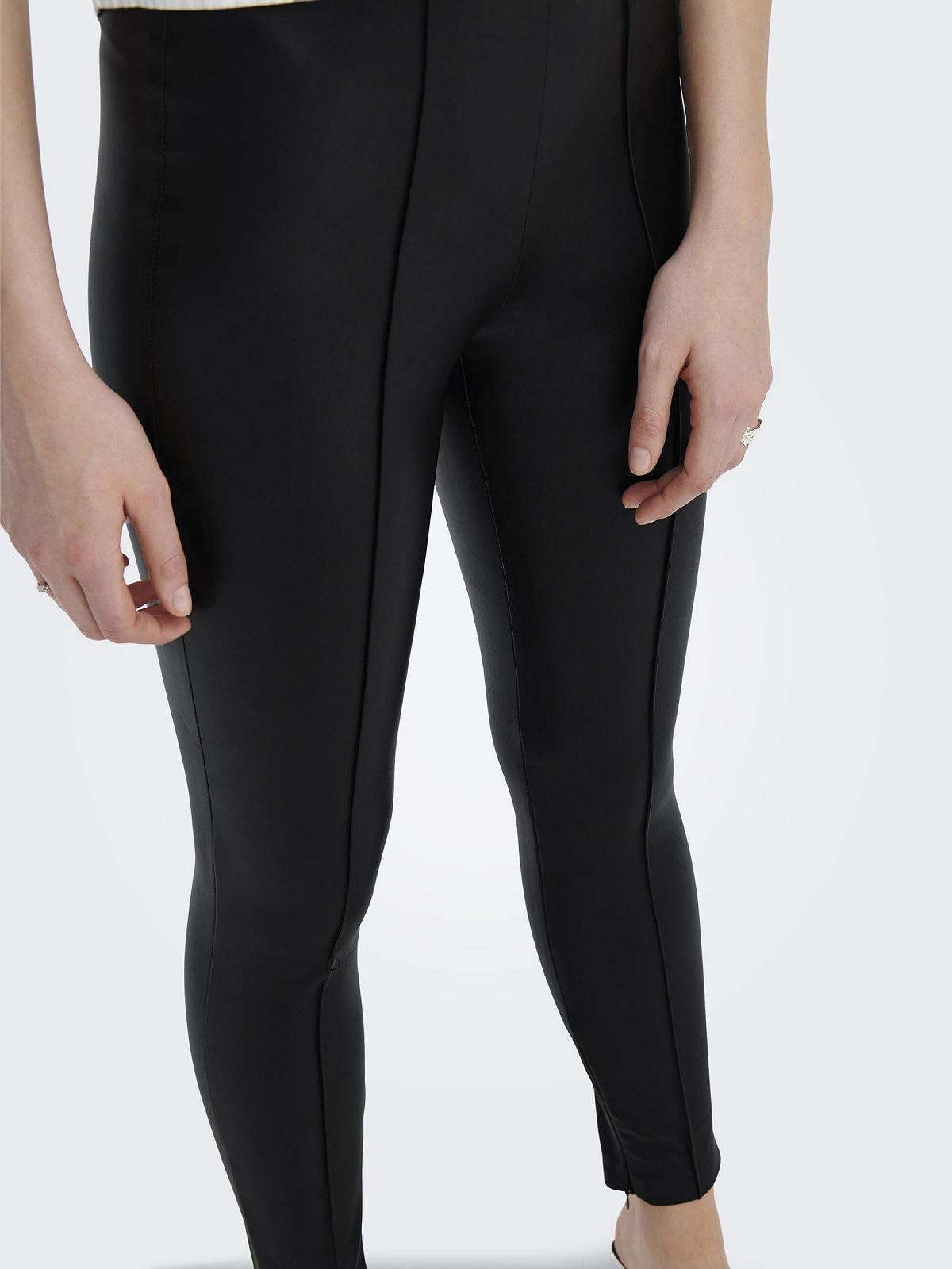 Леггинсы ONLY Onlpips Faux Leather OTW Женские, фото №8