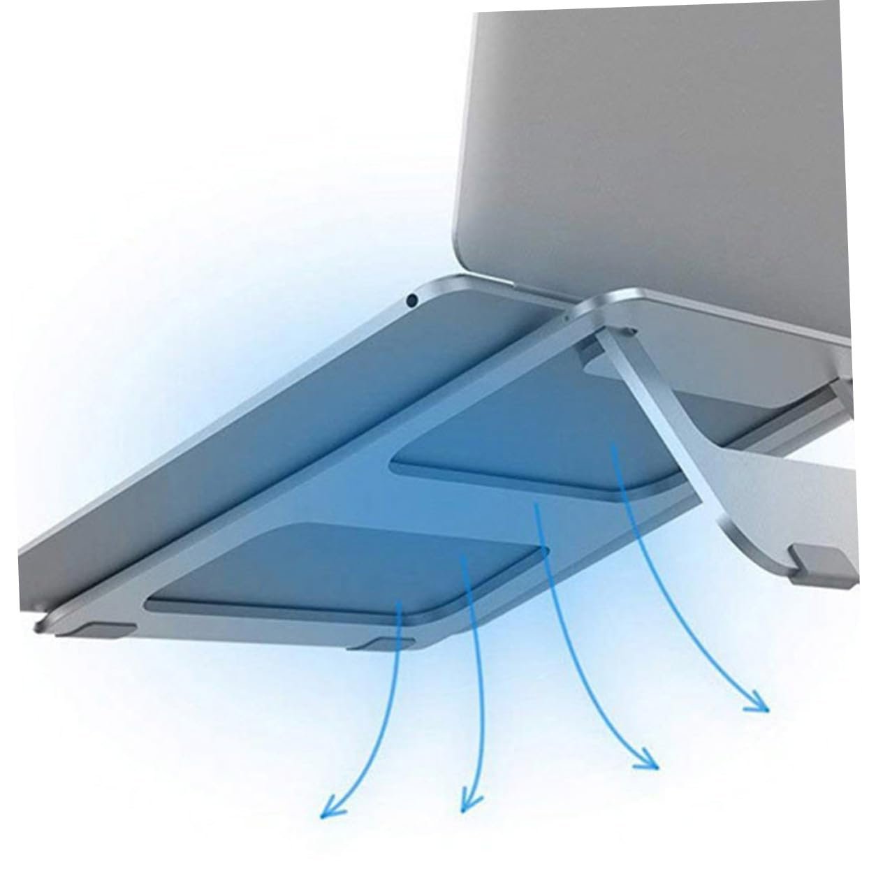 Підставка для ноутбука Operitacx Алюмінієва складана з нековзною силіконовою, фото №6