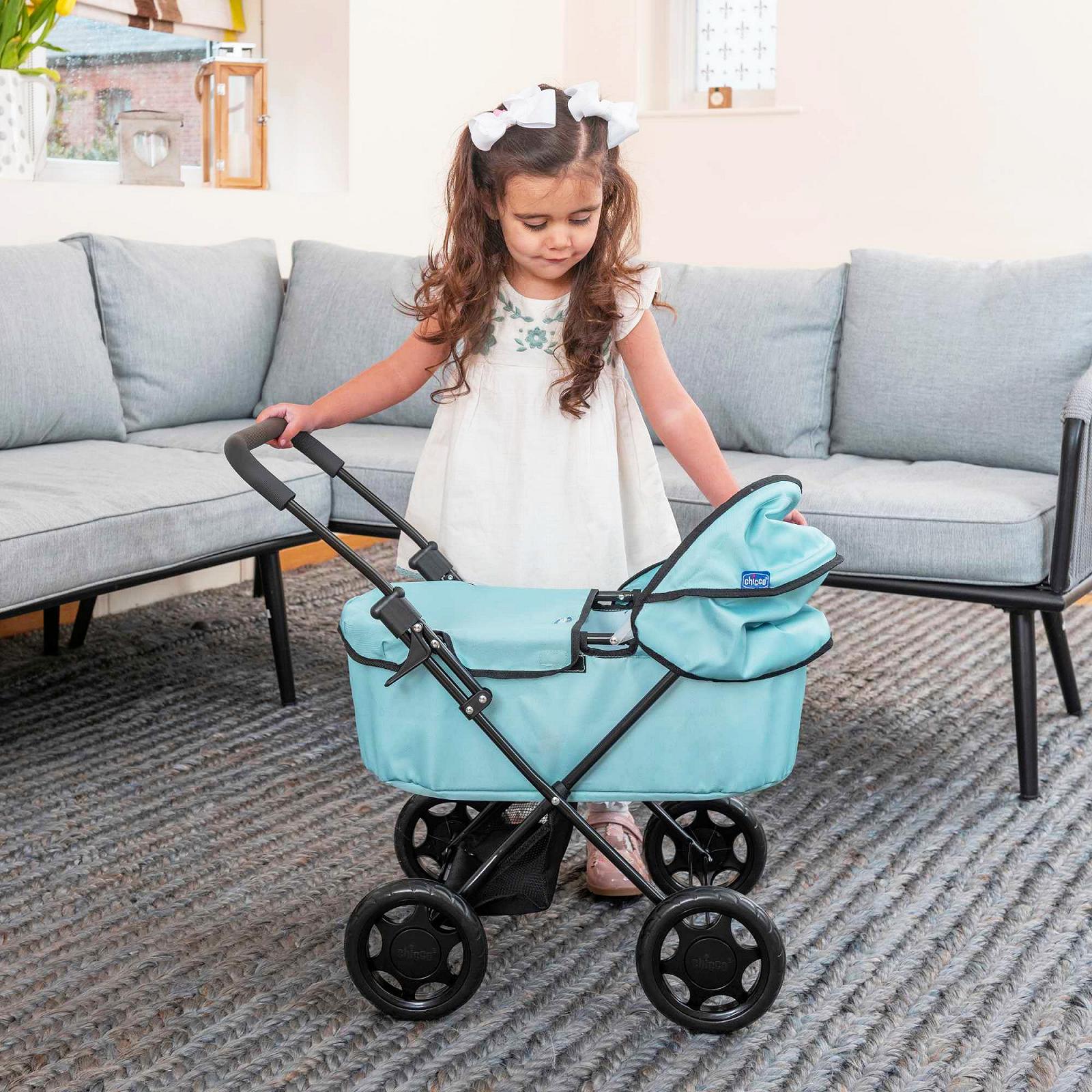 Коляска Chicco Amore Buggy для кукол, с механизмом плоского складывания, с регулируемым капюшоном и корзиной под сиденьем, фото №3
