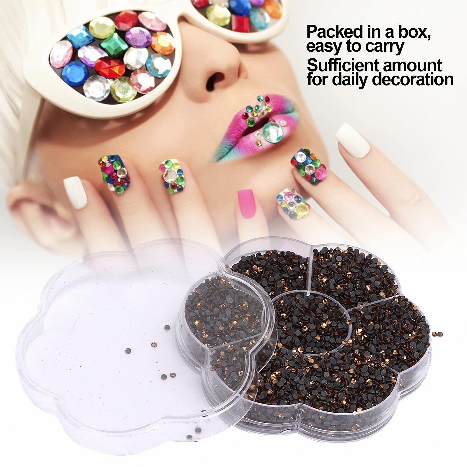 Стрази Круглі Скляні Декоративні S601-Crystal Yellow, фото №6