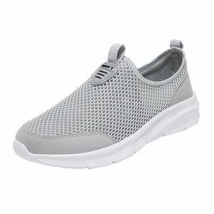 Кроссовки Road Fashion Летние Мужские Дышащая Сетка Плоские На Шнурках Casual Красный Черный - Фото 1