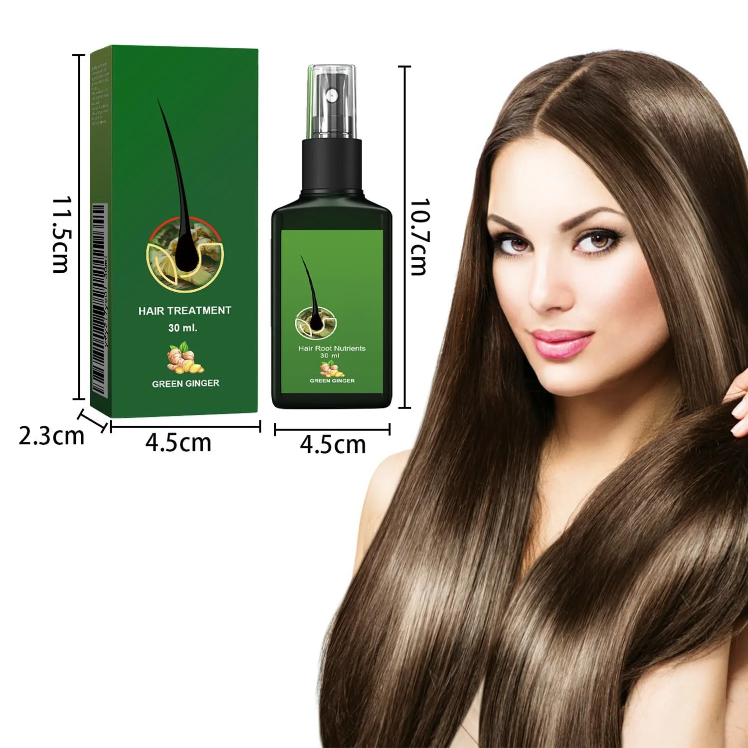 Спрей Імбирний Живильний для Стимуляції Росту Волосся Сироватка проти Випадіння, фото №2 Спрей Імбирний Живильний для Стимуляції Росту Волосся Сироватка проти Випадіння, фото №2