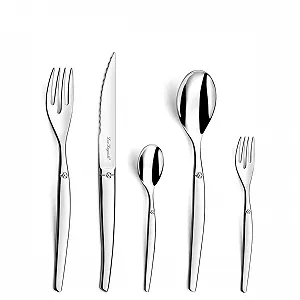 Купити Набір столових приборів LOU LAGUIOLE JET на 6 персон, 30 предметів, сріблястий - Фото 1 Набір столових приборів LOU LAGUIOLE JET на 6 персон, 30 предметів, сріблястий - Фото 1