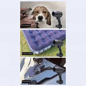 Портативная воздуходувка 150 000 об/min беспроводная с безщеточным двигателем Jet Blower для авто и ПК synthetic.ua - Фото 1