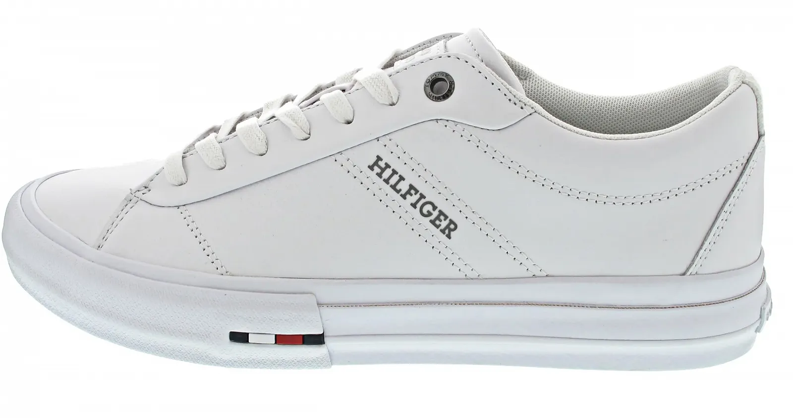Кросівки Tommy Hilfiger TH HI Vulc Street RWB LTH Низькі Білий, 45 EU, фото №1
