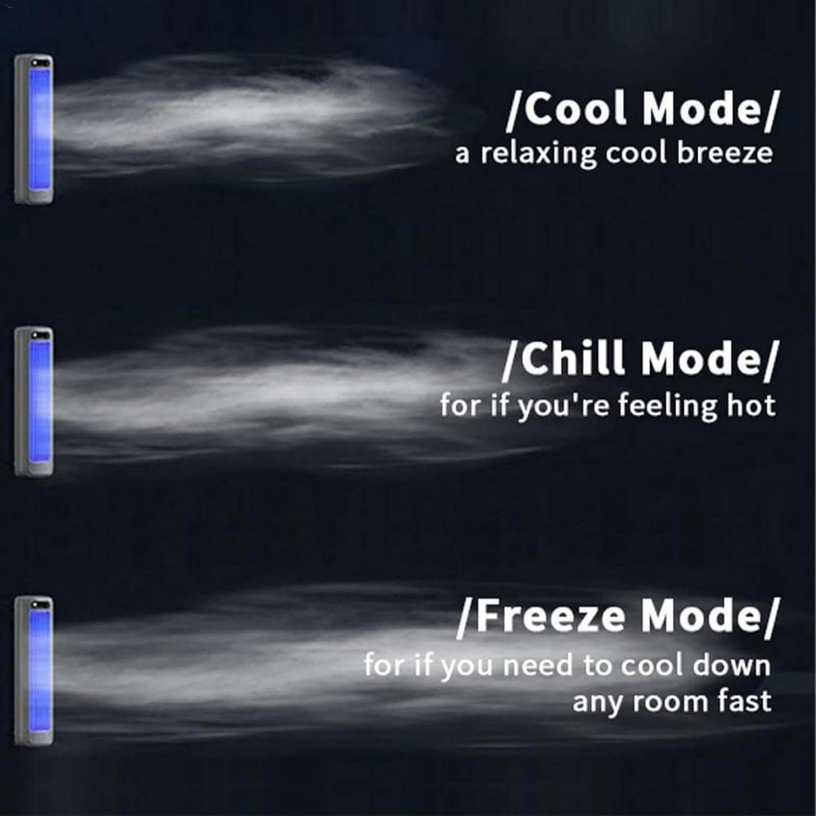 Портативний охолоджувач повітря Eteslot Outfany Cooling Ace 5.0 Libiyis Sherums з акумулятором, фото №6