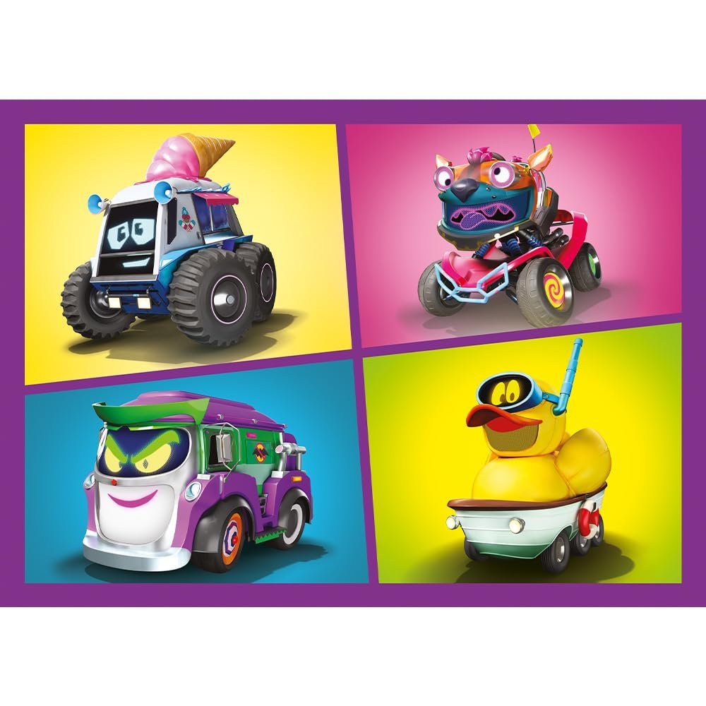 Пазли 4-в-1 Trefl Batwheels Get to know Batwheels 12-24 елементи, фото №9