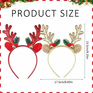 Набор из 2 рождественских обручей на голову. synthetic.ua - Фото 1
