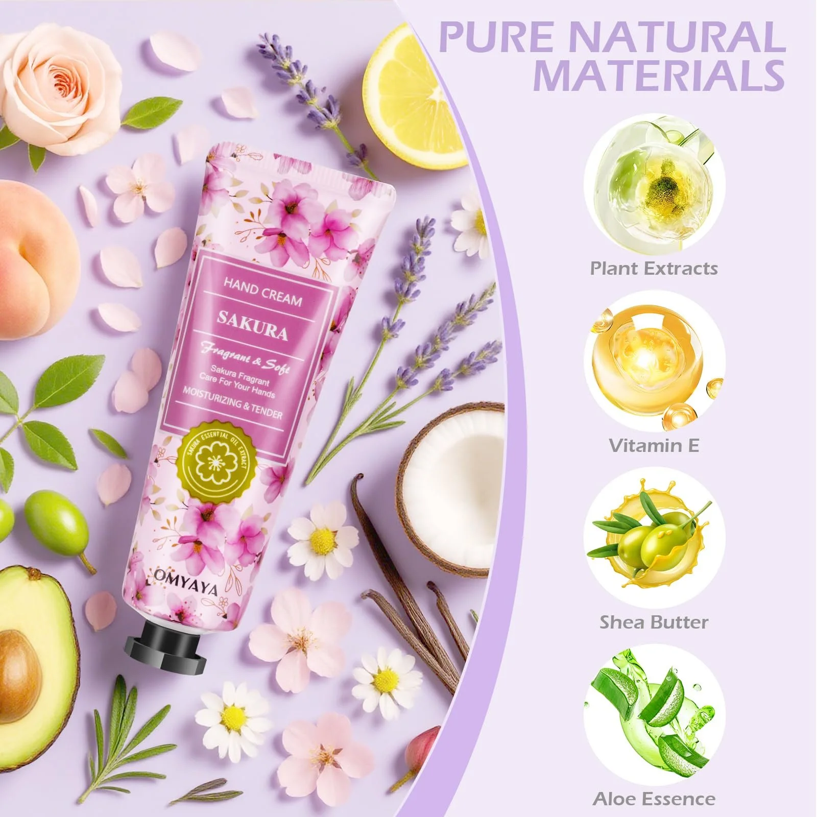 Крем для рук Набір, 10 шт Міні-крем для рук з маслом ши Зволожуючий крем, фото №2