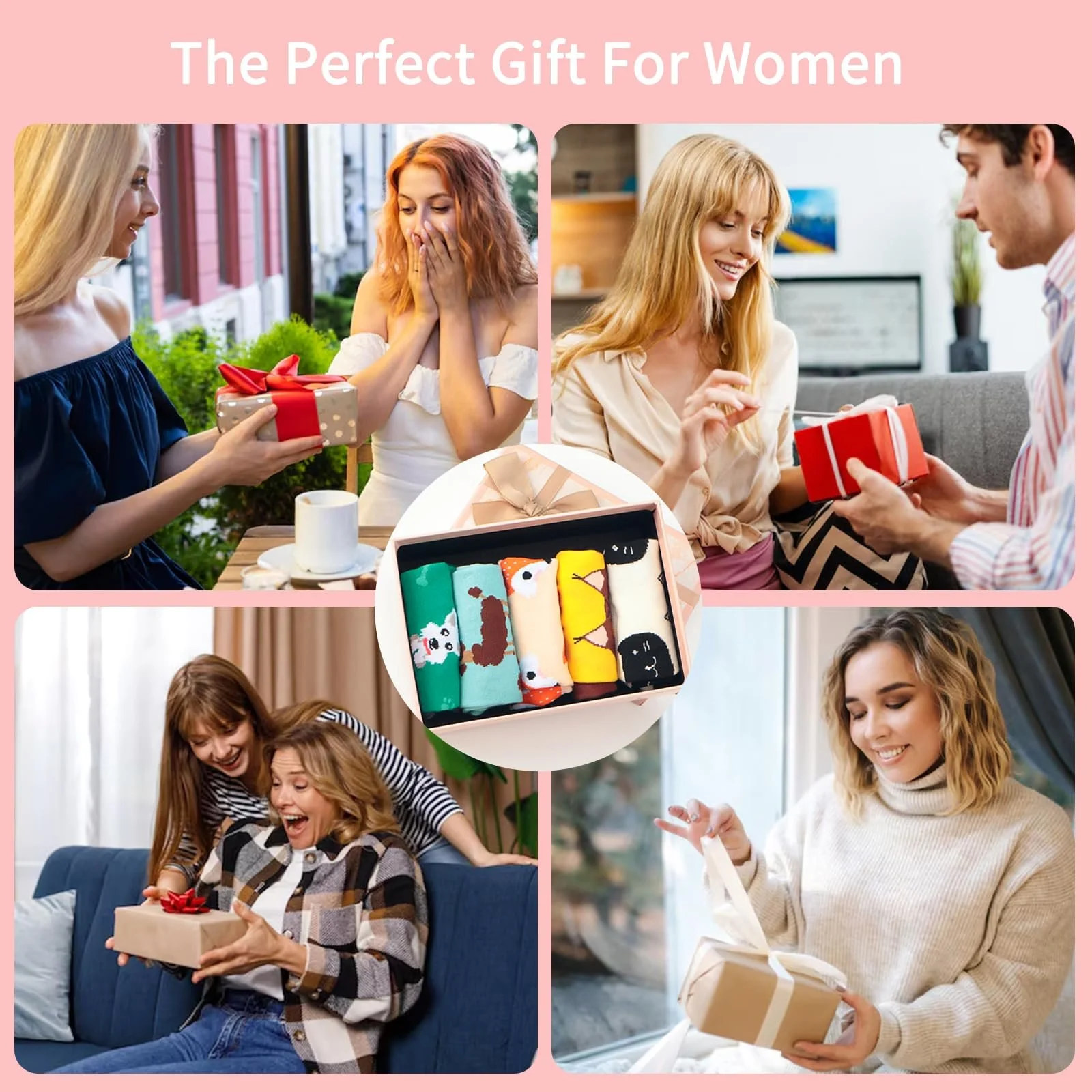 Носки Женские С Красочным Рисунком Фруктов Еды, Забавные Мягкие Хлопковые Носки, 5 Пар, Удобные, Дышащие Носки 35-42, фото №6