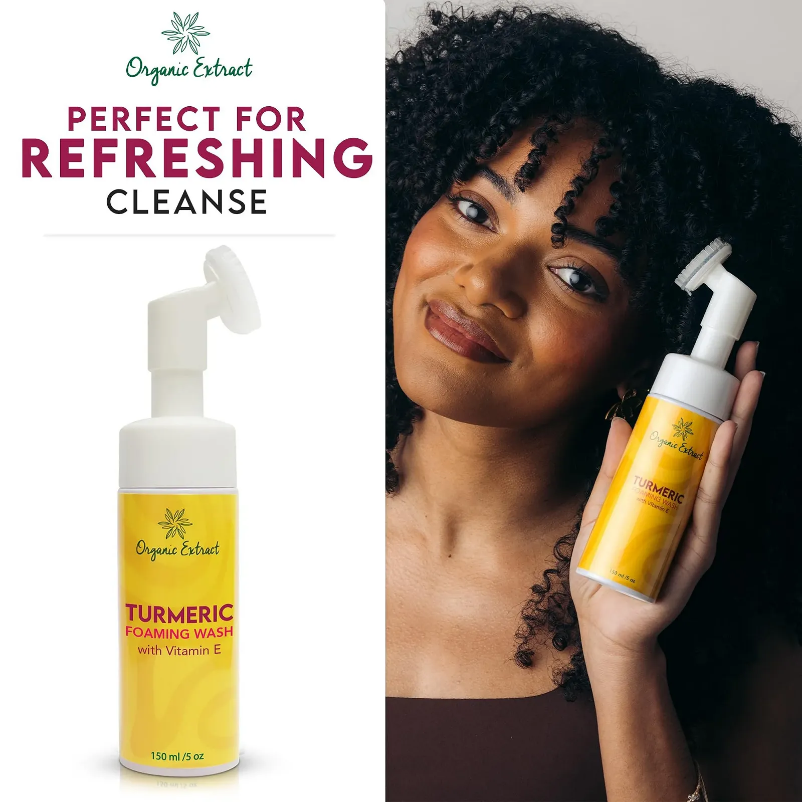 Гель для вмивання Turmeric для відбілювання шкіри обличчя 150 мл Щоденний зволожуючий, фото №4