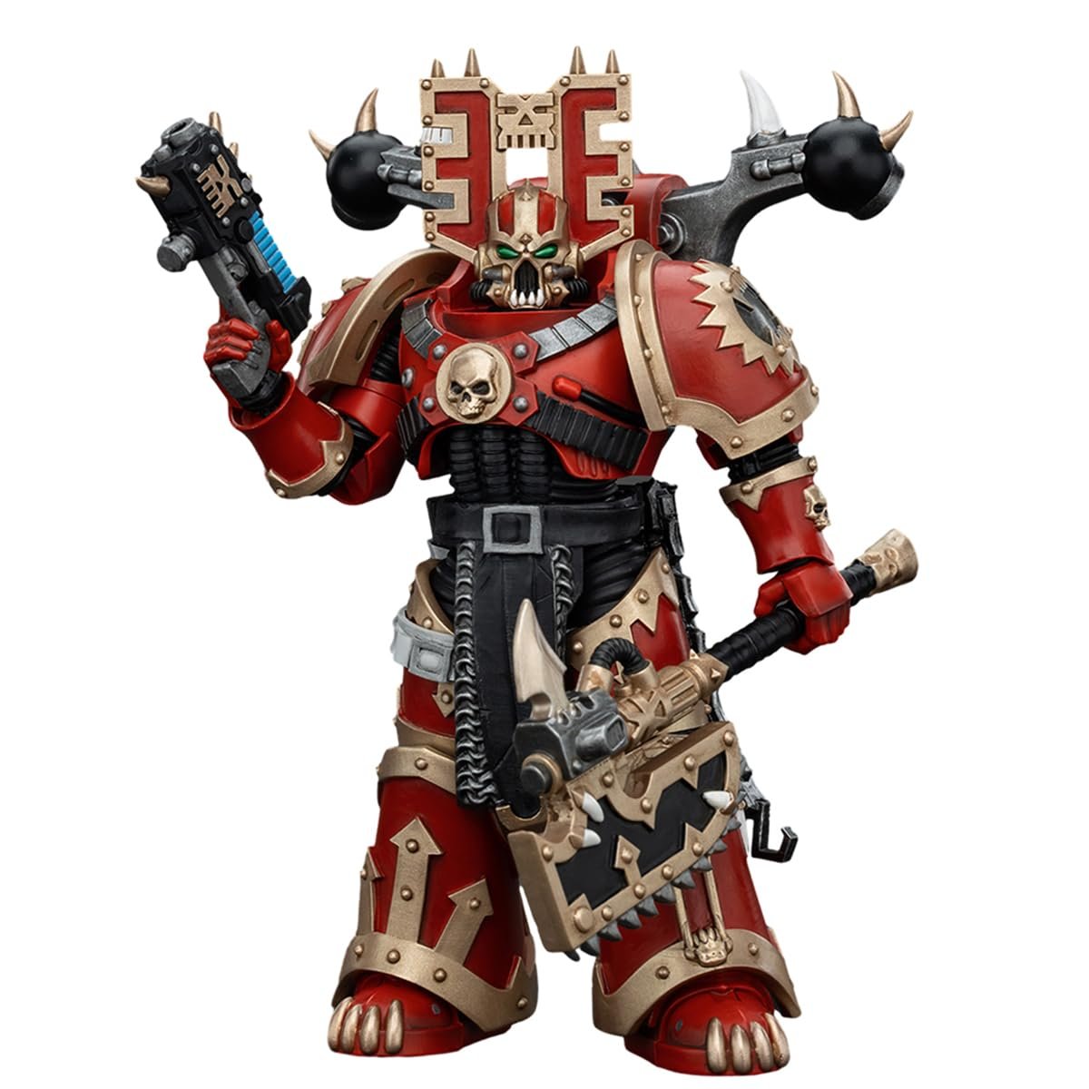 Фигурка JOYTOY Warhammer 40K World Eaters Khorne Berzerker 4 1/18, фото №1