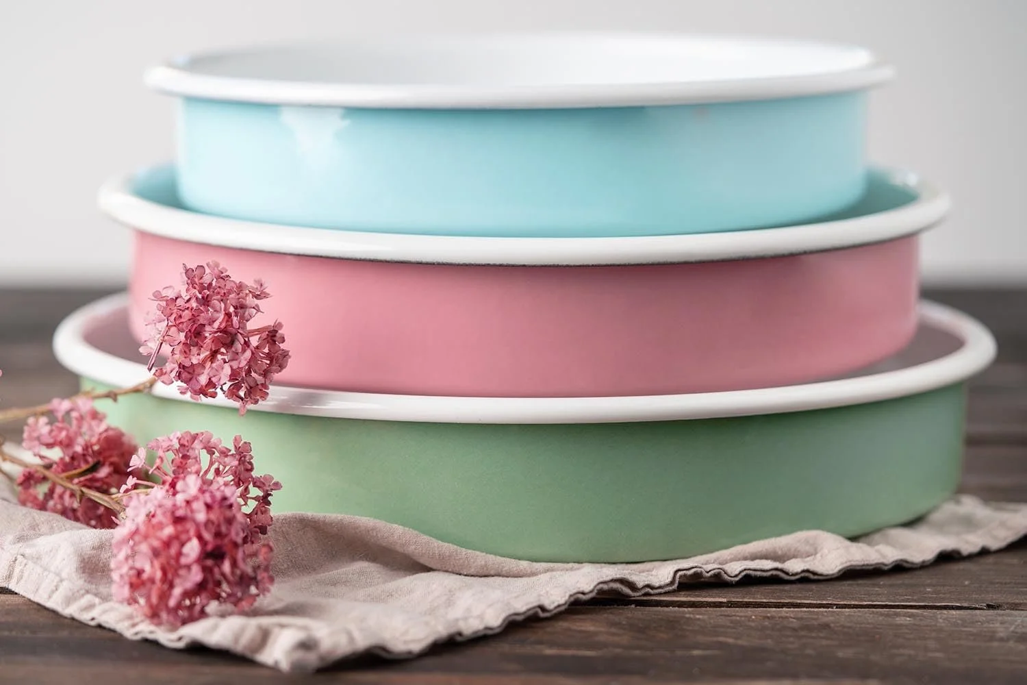 Форма для запекания Sallys эмалированная 32 см 230 °C подходит для индукции Pastel Blue, фото №3