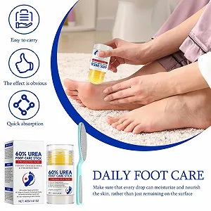 Крем для ног для очень сухой кожи с 60% мочевины 2 х 40 г и терка для стоп synthetic.ua - Фото 1