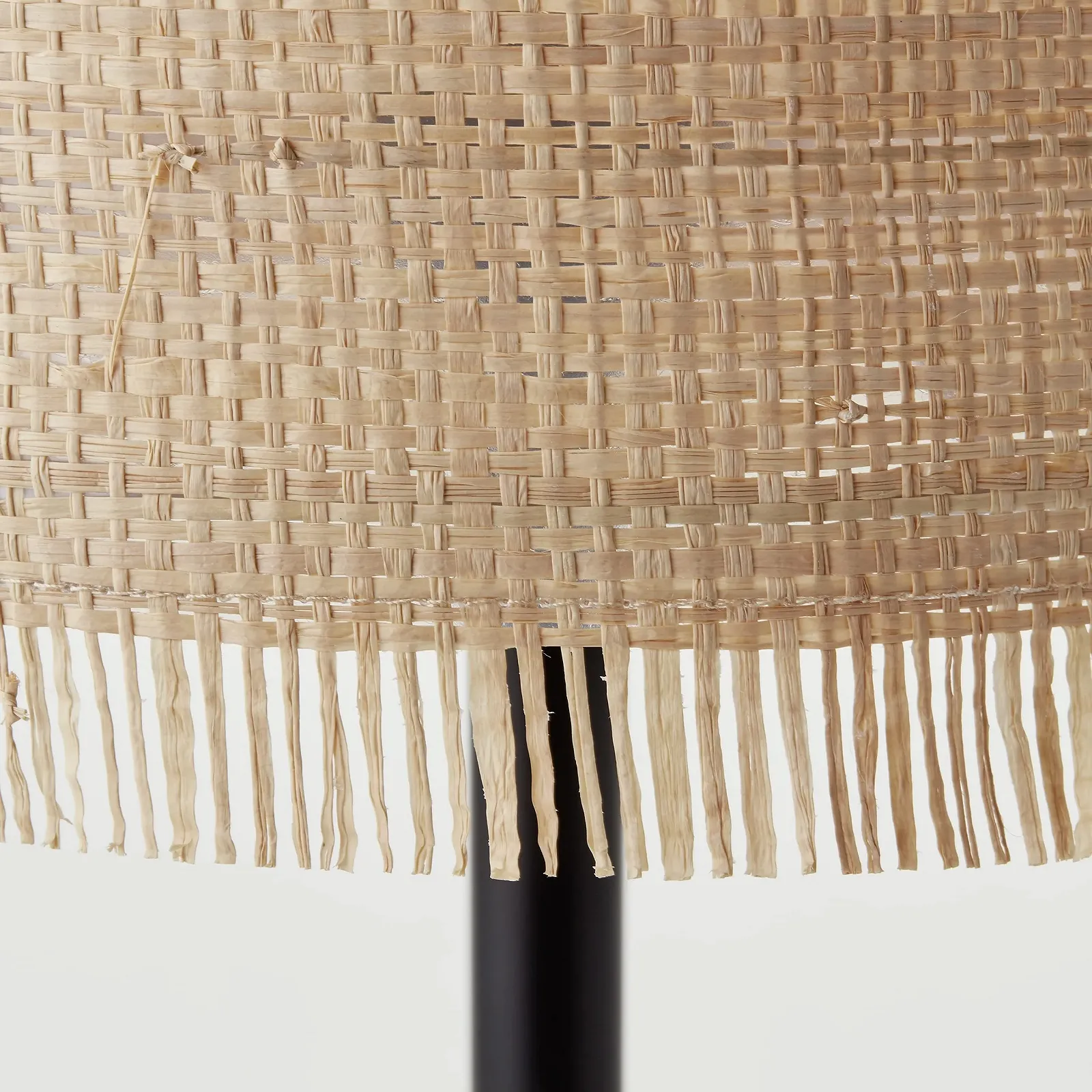 Настільна лампа Brilliant Raffy Метал/Морська трава 1x E27 60 Вт Натуральний Чорний, фото №6