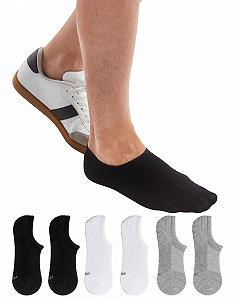 Носки бамбуковые 6 пар, носки-следки, невидимые, дышащие с нескользящей силиконовой пяткой, мужские, женские, унисекс - Фото 1