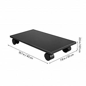 Регулируемая подставка для PC Tower Держатель для компьютерного корпуса, планшета, мобильного CPU для оптимизированной циркуляции воздуха Стабильная напольная подставка для офиса и дома synthetic.ua - Фото 1