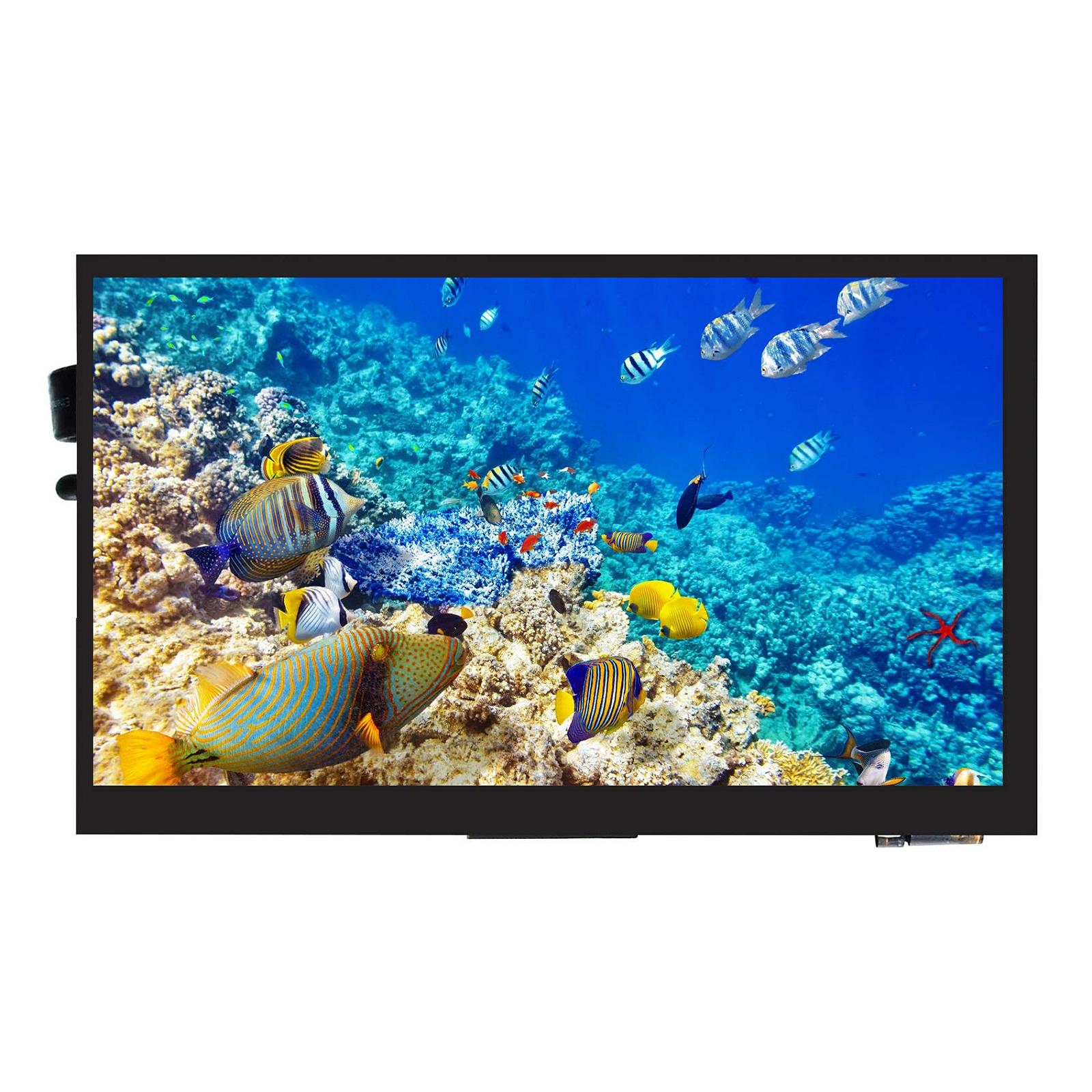 Монитор Ingcool Raspberry Pi 7 дюймов HDMI LCD Ёмкосный сенсорный 1024 x 600 IPS, фото №3