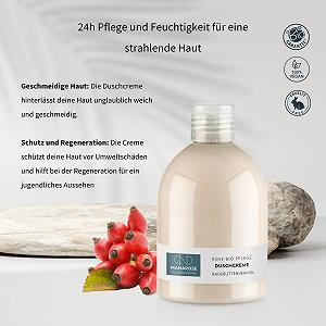 Крем-гель для душу Manarose з олією насіння шипшини 250 мл synthetic.ua - Фото 1