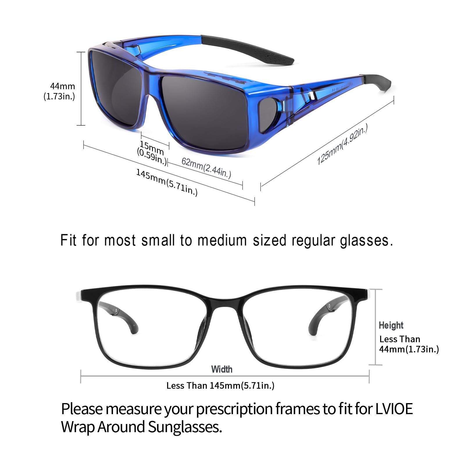 Поляризованные солнцезащитные очки унисекс Lvioe накладные поляризационные, фото №4