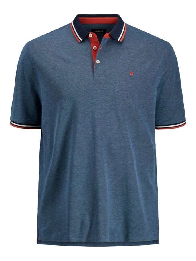 Рубашка-поло Jack&Jones PS 12143859 Джинсово-синий 2XL, фото №5