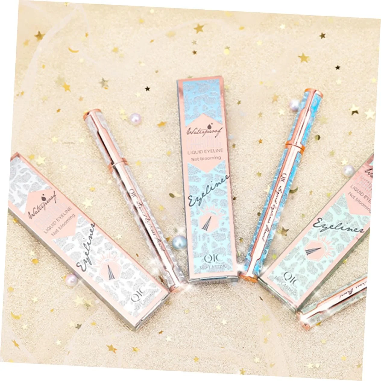 Підводка для очей Beavorty, набір, водостійка, чорна, фото №7