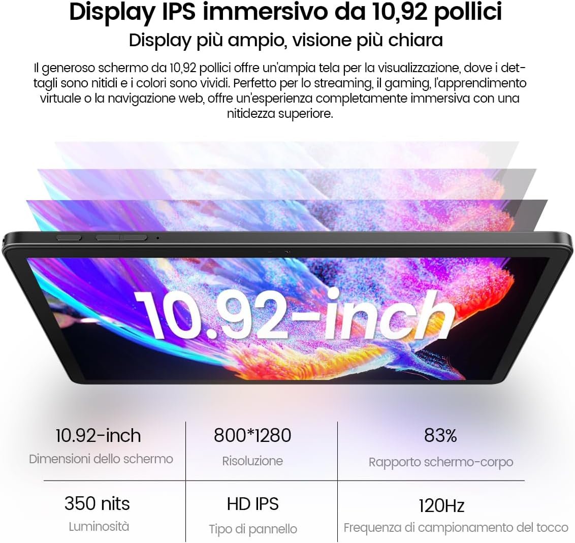 Планшет 11" OSCAL Pad 90 (8+16)/128 Гб 4G 2-SIM 8 ядер Android 14 7700 mAh Сірий, фото №2 Планшет 11" OSCAL Pad 90 (8+16)/128 Гб 4G 2-SIM 8 ядер Android 14 7700 mAh Сірий, фото №2