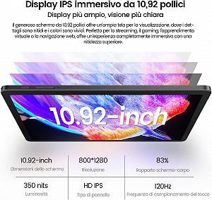 Планшет 11" OSCAL Pad 90 (8+16)/128 Гб 4G 2-SIM 8 ядер Android 14 7700 mAh Сірий synthetic.ua - Фото 1