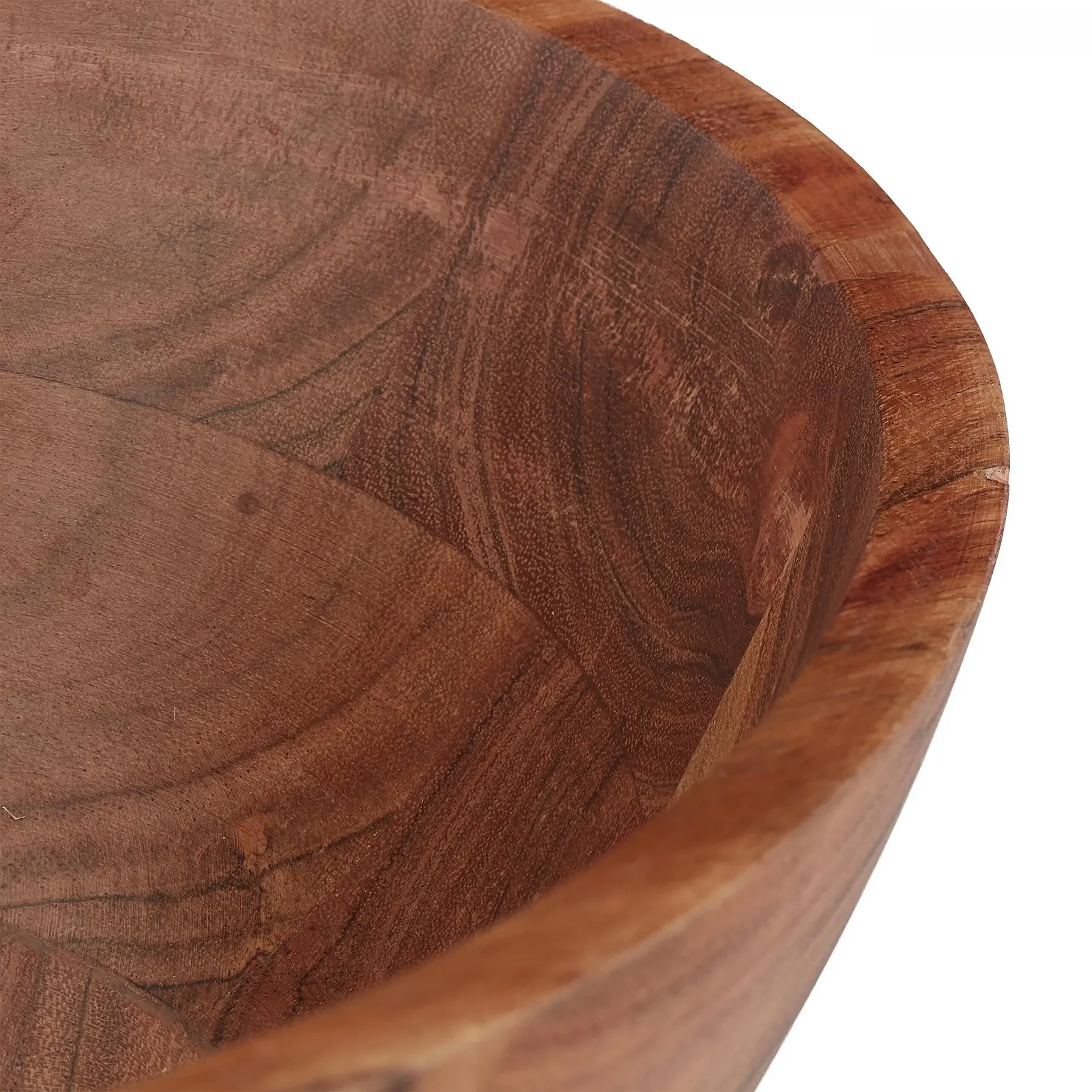 Салатница Relaxdays Набор из 2 штук Дерево акации Диаметр 19 см и 25 см Круглая Коричневый, фото №7